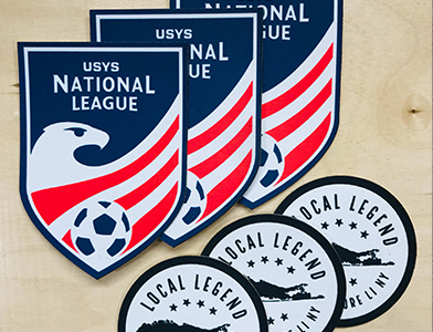 sublimated patches